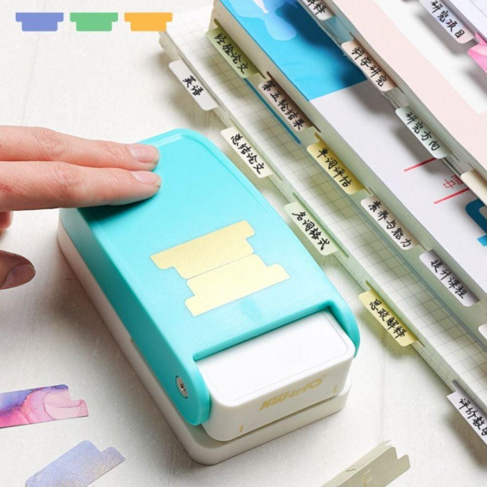 

Tool Scrapbooking Label Puncher DIY Paper Puncher School Office Supplies Loose-leaf Separator