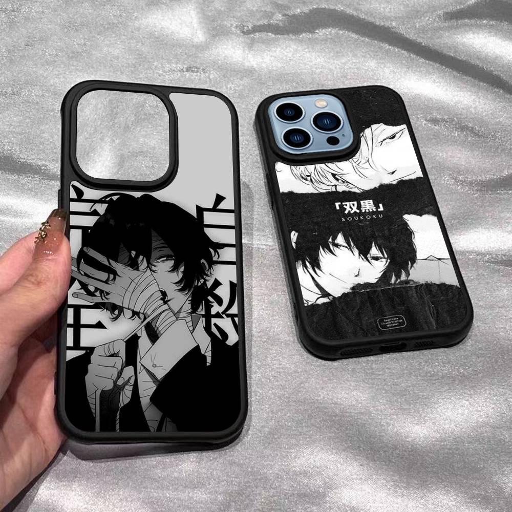 Anime Bungo Stray Dogs Dazai Osamu For iPhone 17 16 Pro Max Air 13 12 Mini 14 15 Plus 11 PC+TPU Back Cover