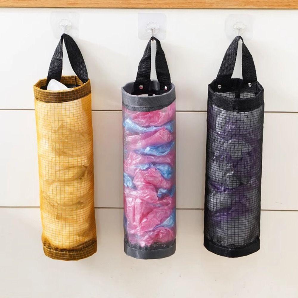 Hängender Plastiktüten-Spender Faltbarer Einkaufstaschenträger Müllaufbewahrungsbeutel Küchenaufbewahrung
