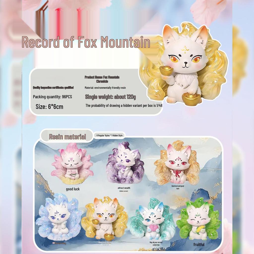 Guochao Hanfu Mädchen Figur: Frühlingsbrise Blind Box Sammlerstück – verträumte Dekoration & Geschenk