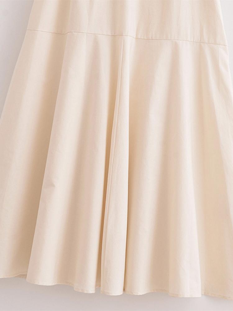 Лоскутное женское платье с поясом — фото 12