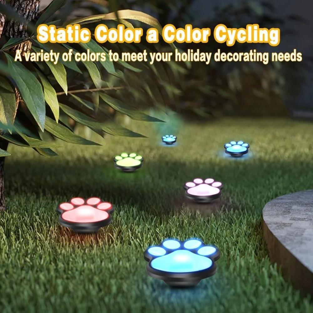 4Pcs Auto on/Off Solar Stone Lamp Energy Saving Outdoor Dog Claw Lamp LED Solar Light  Outdoor