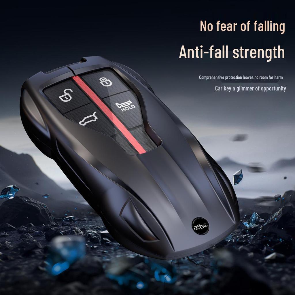 Protective Key Case Cover for Hongqi H5, H7, HS5, HS7 Models
