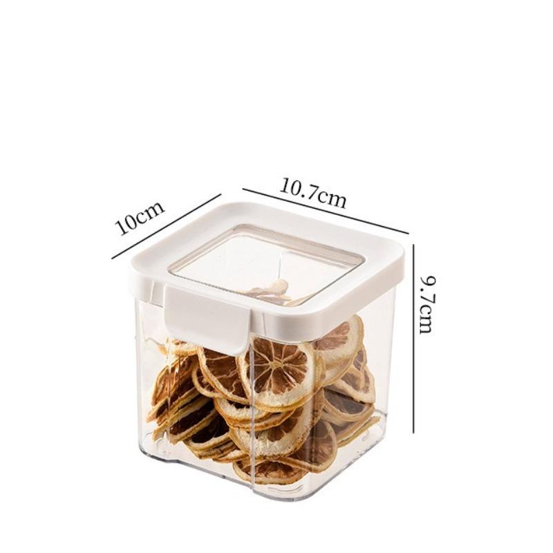 White Cover Multi-grain and Mixed-nut Dry Fruit Snack Sealed Container Plastic Storage Container Insect-proof Storage Box