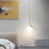 Bedroom Pendant Lamp, Bedside Simple Modern Restaurant Single Head Pendant Lamp, Nordic Creative Bar Table Lamp