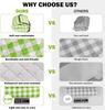 Extra Large 3 Layer Picnic Blanket, Waterproof Thickened Foldable Outdoor Mat for Beach Camping Park Home