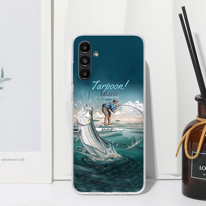 Hunting Fishing Man Phone Case For Samsung Galaxy A17 A37 A57 A16 A26 A36 A56 A15 A25 A35 A55 A14 A24 A34 A54 A13 A23 A33 A53 A0