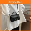 2023 New Spring Fashion Women's Shoulder Bag Street Style Pu Casual Commuter Small Square Bag
