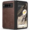 PU-Ledertasche für Google Pixel Fold 5G, schlicht im Business-Stil, Hart-PC mit PU 2-in-1-Material