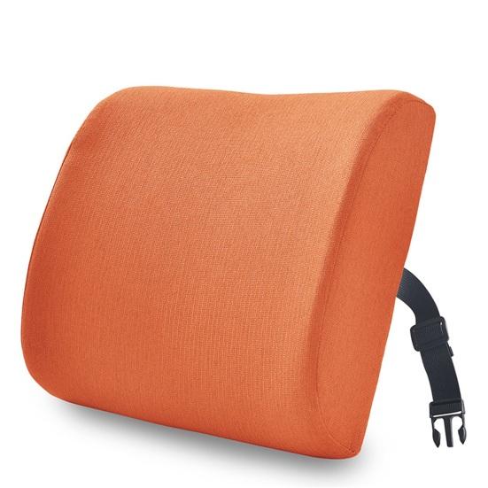 Back Cushion Super Soft Wear Resistant Cotton Flax Lumbar Pillow Memory Foam Seat Cushion for Home