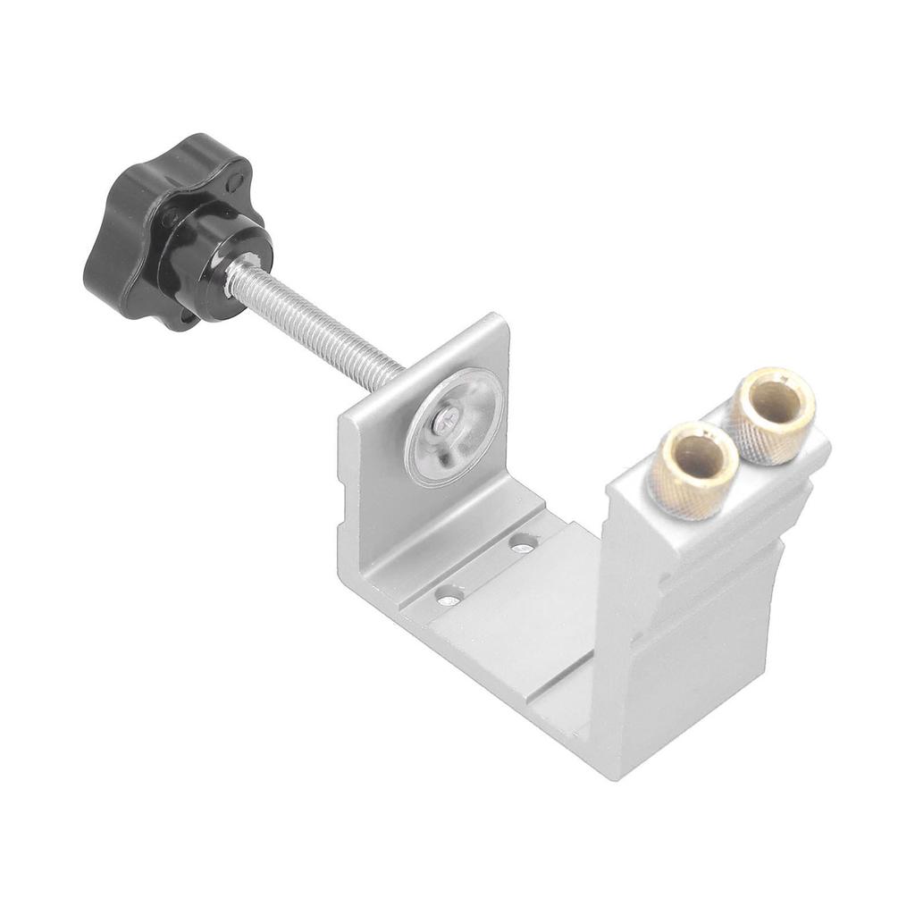 15 Degrees  Oblique Hole Locator Positioner Woodworking Hole Jig Dowel Drill Kit Carpentry AccessorySilver
