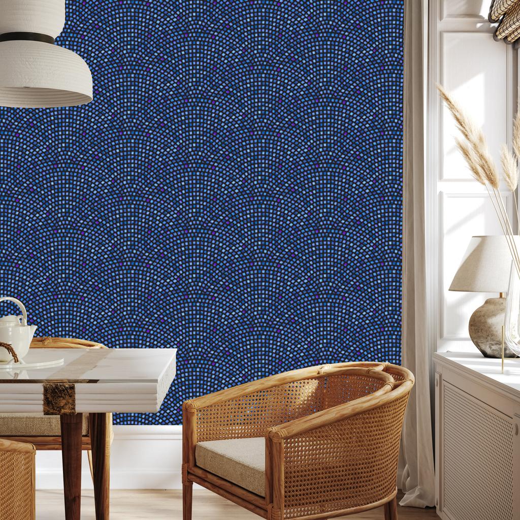 Wallpaper Wall and optical mosaic for living room and bedroom 50x1000