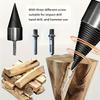 Wood Block Separation Drill Bits Made of Metal, Includes A Wood Block Separation Drill Bit Set with One Drill Bit and Three Matching Screws.
