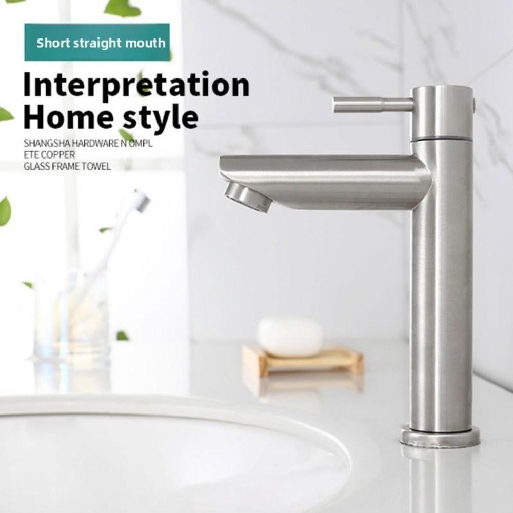 Sink Tap Bathroom Basin Faucet Deck Mounted Bathroom Faucet Stainless Steel Water Tap Toilet