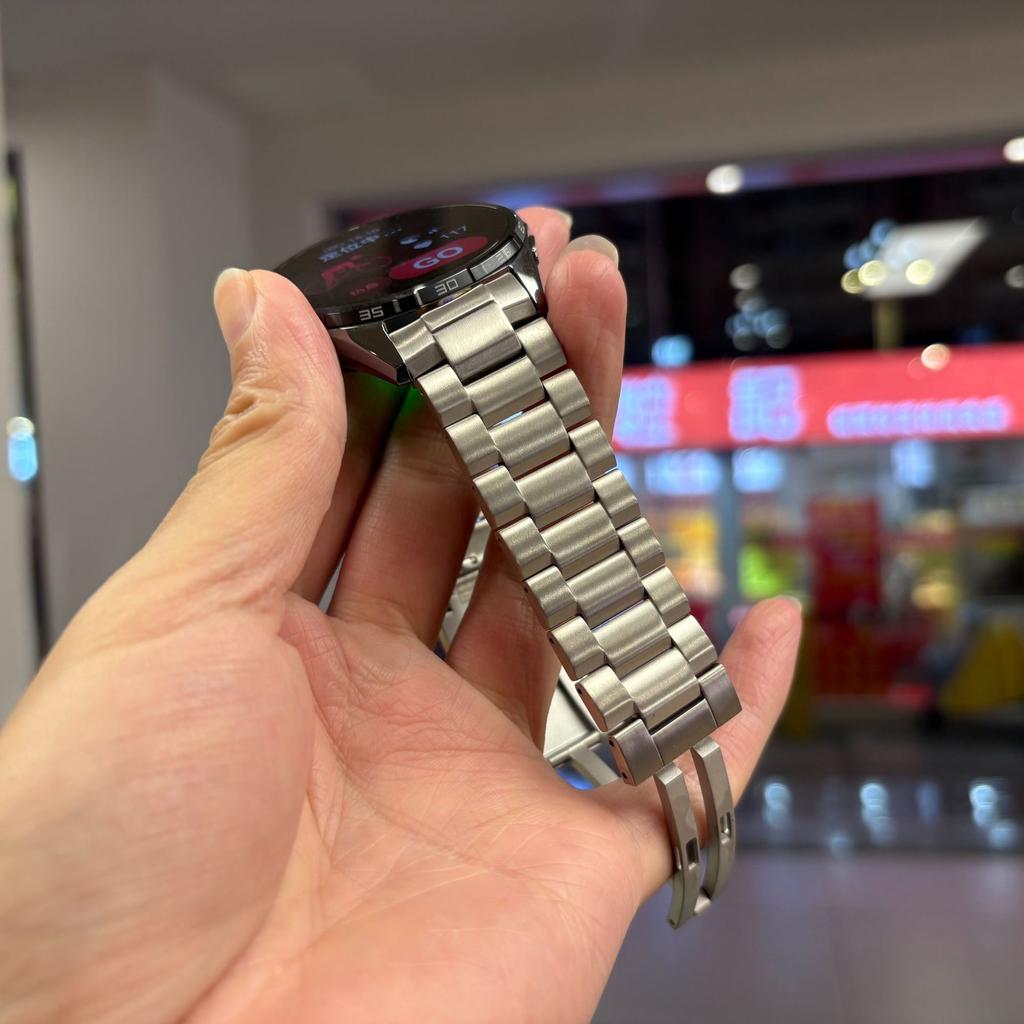 No Gap Luxury Titanium Strap for Huawei Watch GT 6 46mm Quick Release Metal Bracelet for Huawei Watch GT6 Specialized Watch Band