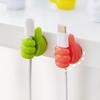 20/30/50Pcs Self Adhesive Cable Clips Key Holders Simple Installation Wide Application Thumbs-Up Hooks Wall Organizer