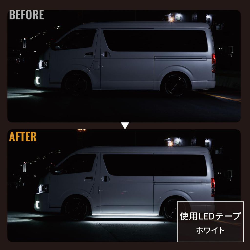 Takenous Takemura Shokai LED Strip 3m 12V COB Tape for and Marine Use Light, Waterproof, Cars, Motorcycles, (Purple)