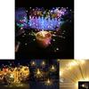 Firework Copper Led Fairy Wire String Lights Remote Control Christmas Decor