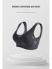 Plus Size Deep V Seamless Wire-Free Bra: C-F Cup, Large Bust Minimizer with Anti-Sagging Side Support