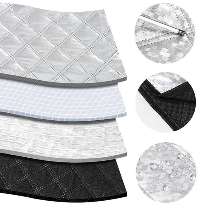 Windschutzscheibenabdeckung - SPRINGOS® - Universell - Sonnenschutz - Frostschutz - Magnetisch