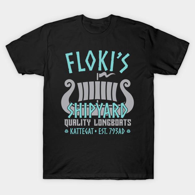 

Men Black Print T-shirt Viking Shipyard Est 793 No-Cut Transfer Paper Print Cotton Tshirt S чорний