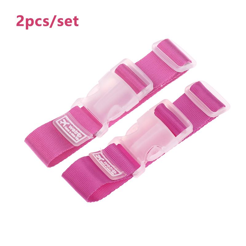 2Pcs Travel Luggage Carrying Clip Straps Por Preventing Luggages Shifting Suitcase Holdalls Straps For Business Trip Backpack