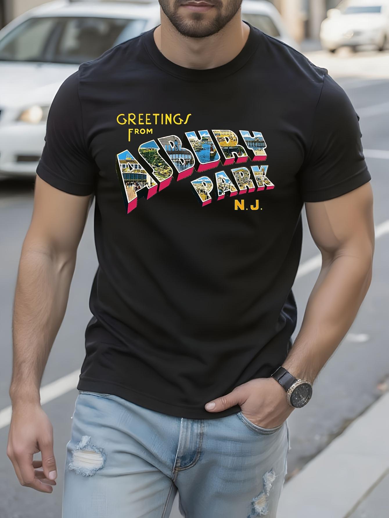 Greetings From Asbury Park NJ Vintage Tshirt Vintage Grap... S