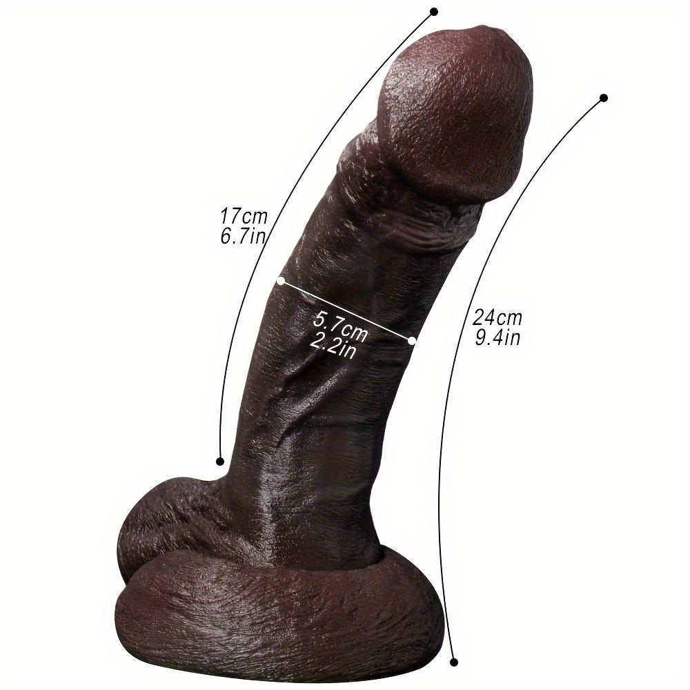 Realistické dvouvrstvé silikonové dildo, silné a měkké, stimulace bodu G, bezdrátové, není potřeba baterie, sexuální hračka pro dospělé pro muže a ženy