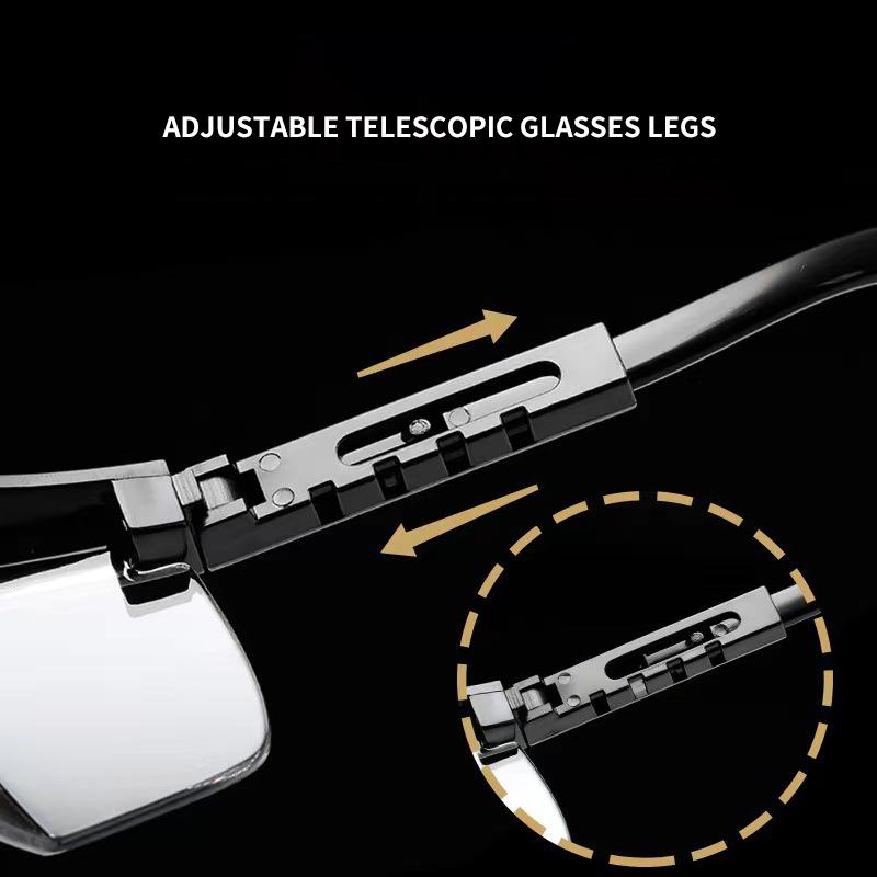 Safety Glasses Protective Eyewear Goggles Anti Droplet Debris Googles Adjustable Telescopic Labor Protection Goggles Work Lab