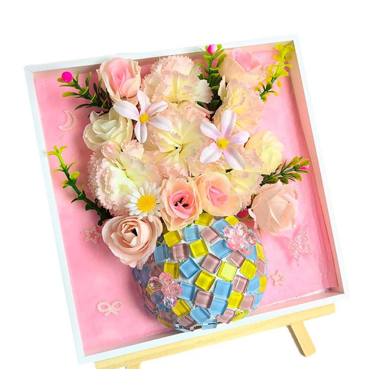 Children's 3D Mosaic Vase DIY Kit - Team Activity & Mother's Day Gift