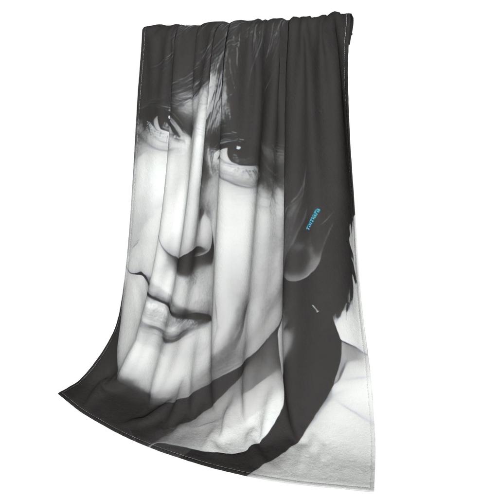 Large Oversized Celebrity Po Blanket Throw Plush Fleece Sofa Cozy Decorative Gift For Boy Girl Pop Art 150X200Cm