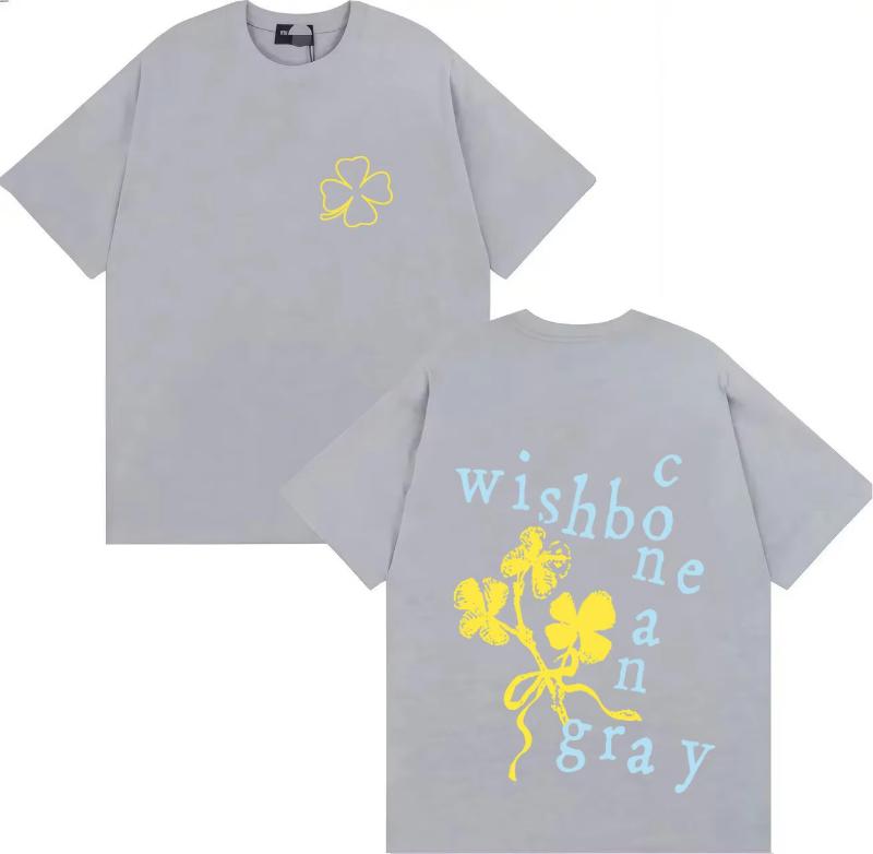 Hot Singer Conan Gray Wishbone 2025 Tshirt Harajuku Tshirts Double Sided Print Streetwear Men Women Tops Breathable Cotton
