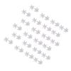2Packs Snowflakes Confetti 1.5cm Blue Glitter Plastic Winter Wedding Christmas Party Decoration Craft DIY Home Office Bar Hotel