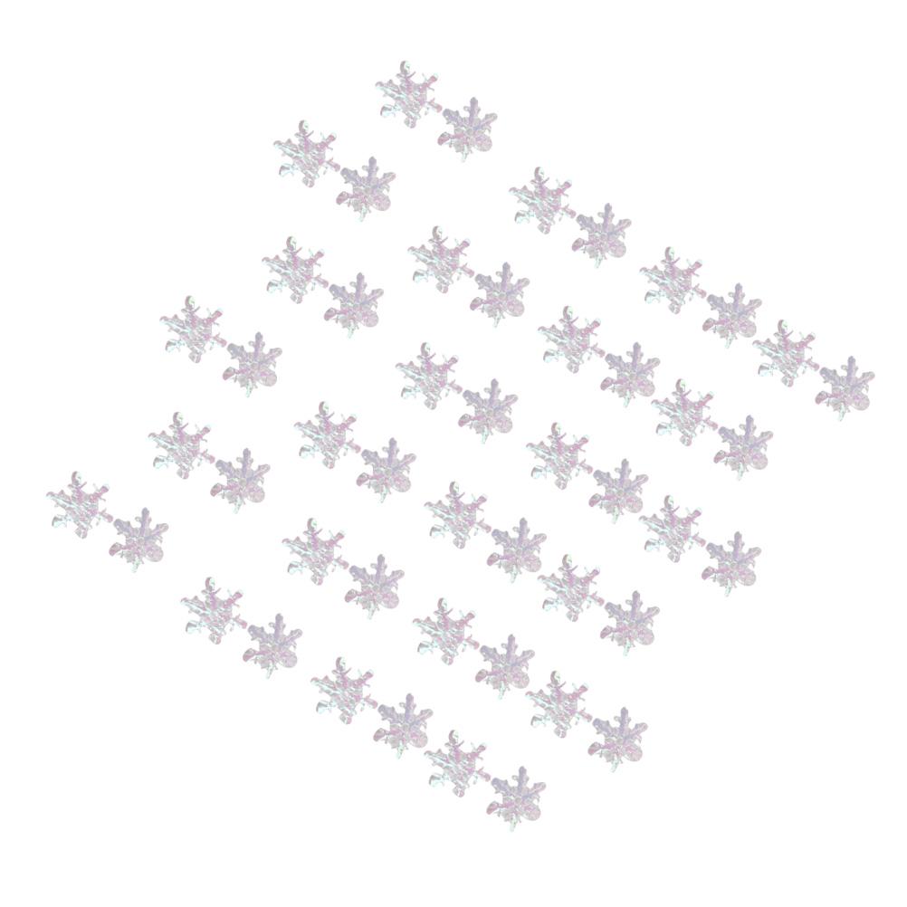 2Packs Snowflakes Confetti 1.5cm Blue Glitter Plastic Winter Wedding Christmas Party Decoration Craft DIY Home Office Bar Hotel