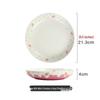 Cute Strawberry Ceramic Deep Christmas Plate