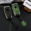 Leather Car KeyCase Cover For Mercedes Benz E S G Class GLC CLE CLA GLB GLS W177 W205 W213 W222 X167 AMG E200 E260 Key Shell Fob