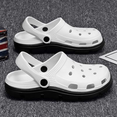 Sandali casual estivi Scarpe da uomo Scarpe resistenti all'usura Sandali alla moda per coppie Sandali Baotou da spiaggia da uomo Scarpe in rete traspirante cava