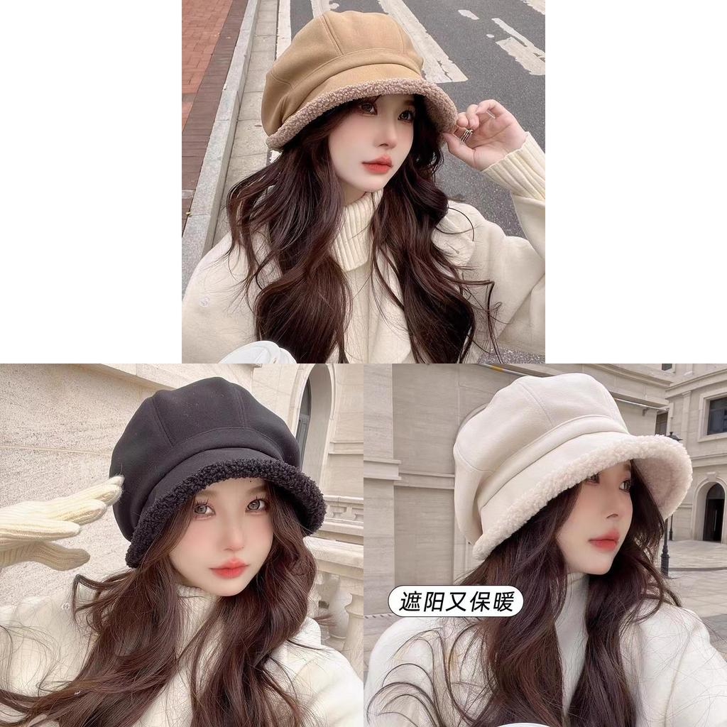 Vintage Fisherman Hat With Fleece Lining For Winter Casual Warmth