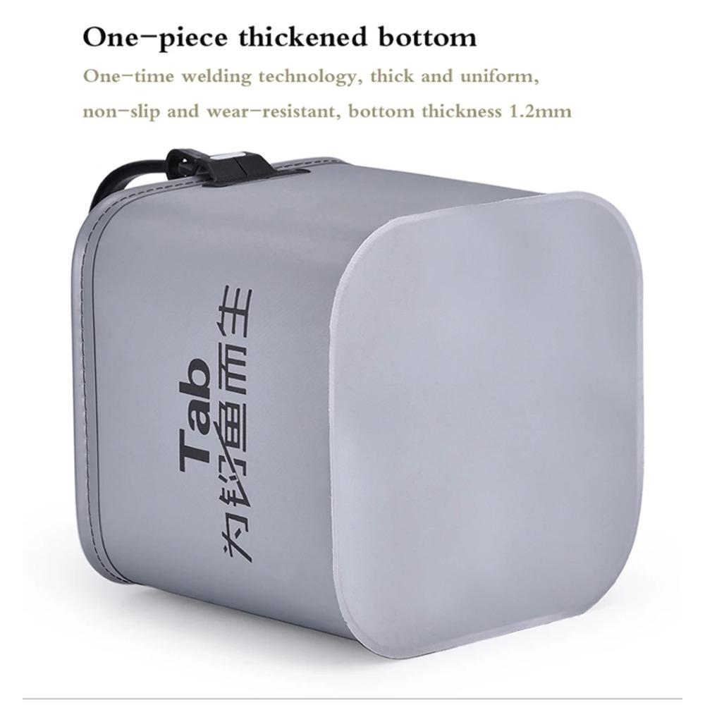 Eva Fishing Bucket 4L Folding Fetch Water Collapsible Multifunctional Fish Live Bait Container for Carp Fishing Accessory Tackle