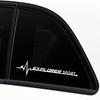 Car PVC Side Window Stickers Sport Logo DIY Decoration Film For Ford Fiesta Focus 2 Mondeo Mustang Ranger Kuga Transit STRACING