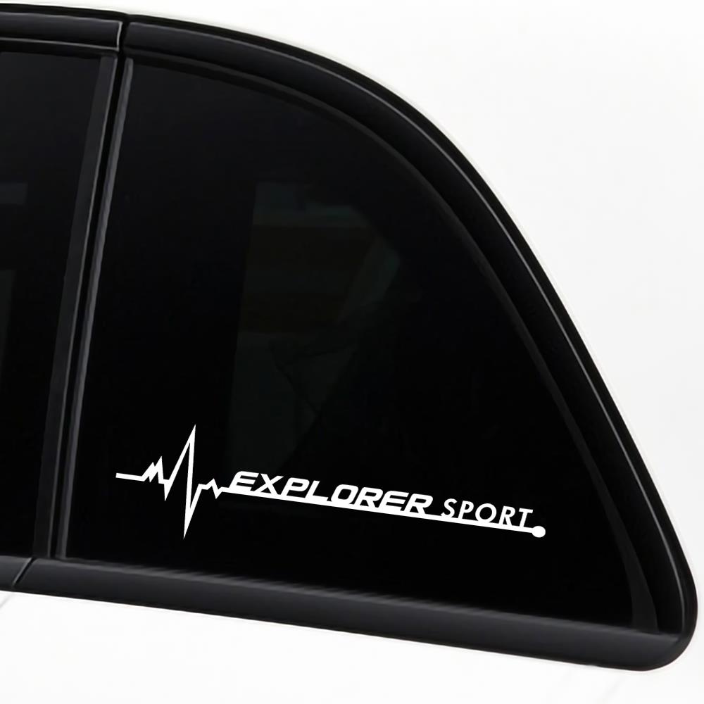 Car PVC Side Window Stickers Sport Logo DIY Decoration Film For Ford Fiesta Focus 2 Mondeo Mustang Ranger Kuga Transit STRACING