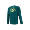 Puma Back Logo Letter Print Crew Neck Pullover Long Sleeve Sweatshirt Men Sweatshirt Green 537391-24