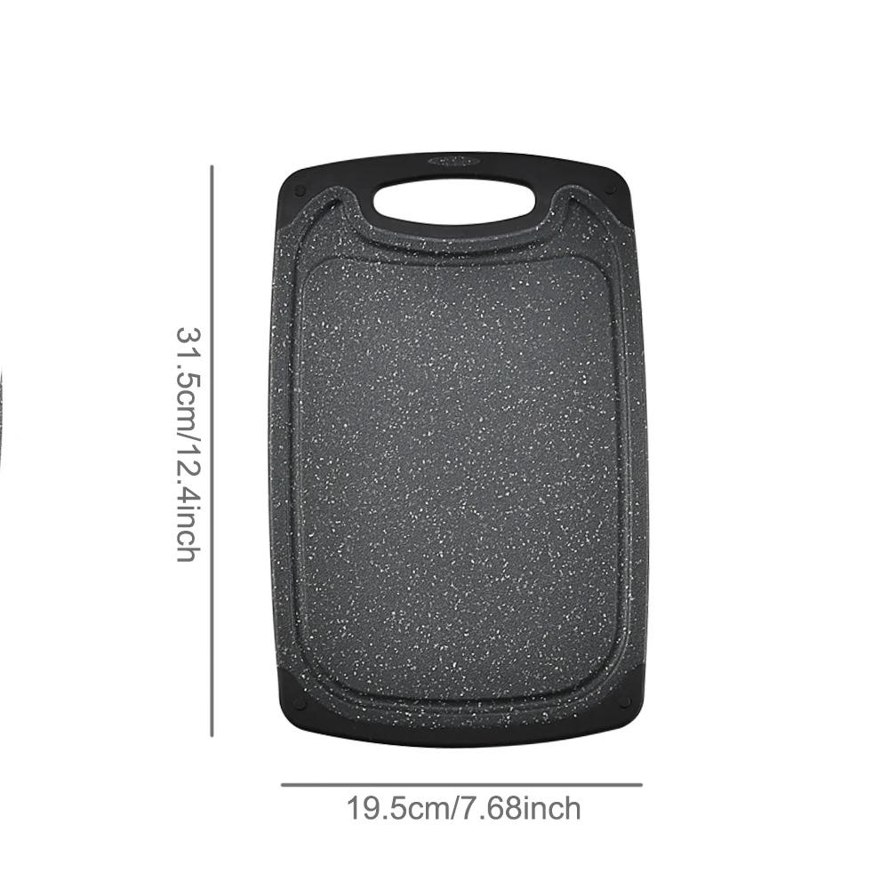 1/3 Stück Schneidebrett-Set Küchenschneidebrett Gemüse Fleisch Schneidebrett Schwerlast Schneidebrett Rechteckiges Hackbrett