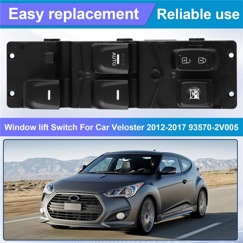 Portable 93570-2V005 Car Door Window Switch Window Lift Switch For Hyundai Veloster 2012-2017 93570-2V0054X