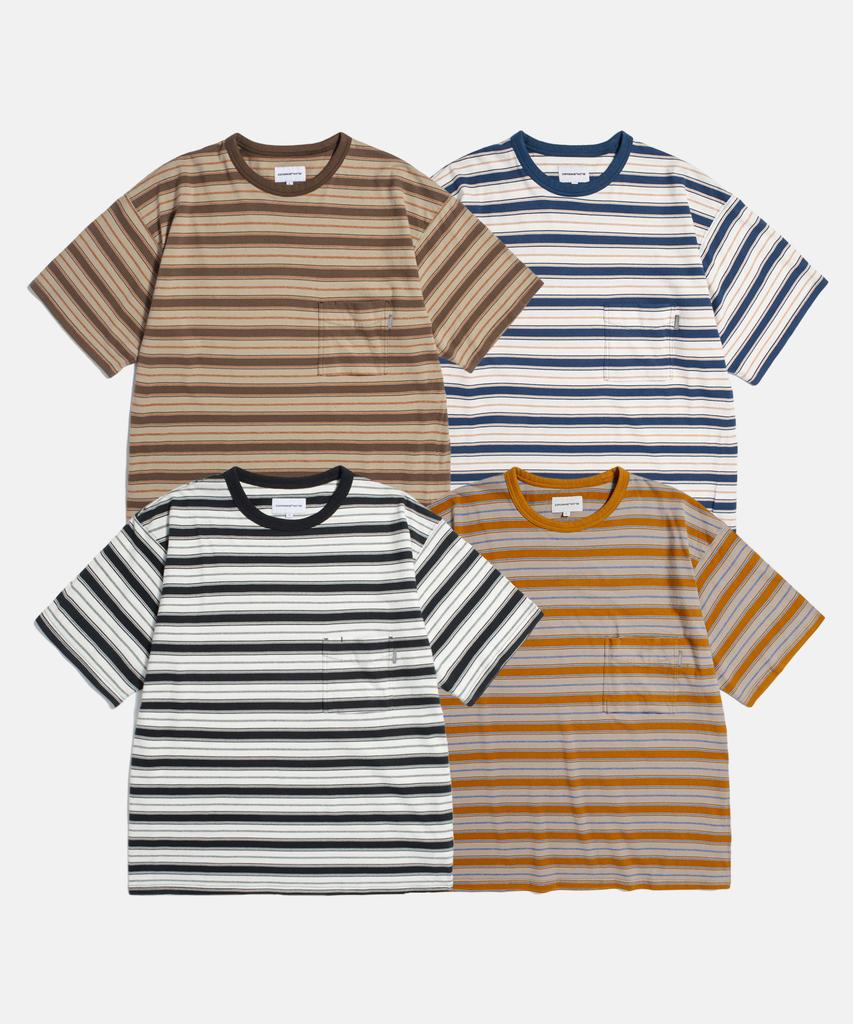 ESPIONAGE Multi Border Pocket Tee Black