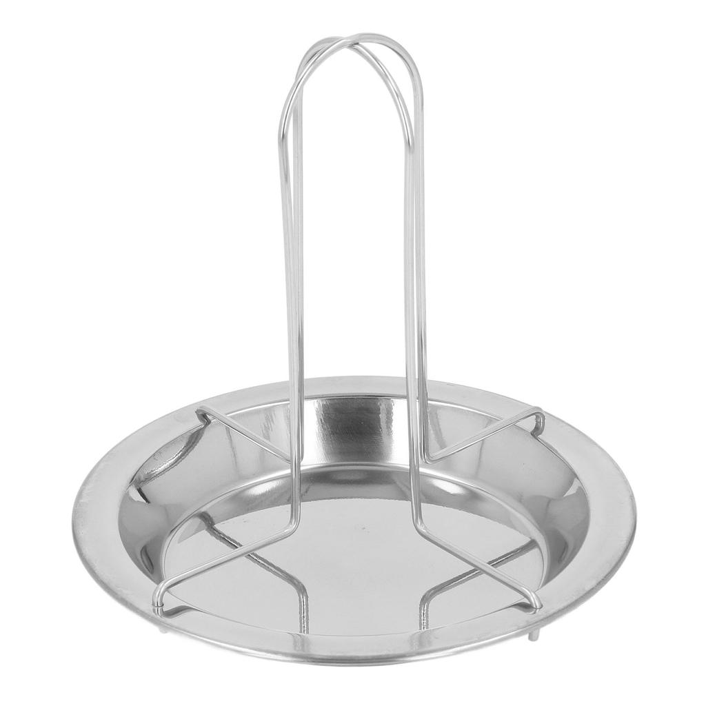 Vertical Stainless Steel Chicken Roaster Rack Thickening Prevent Stick Chicken Roasting Pan with Rack for Camping