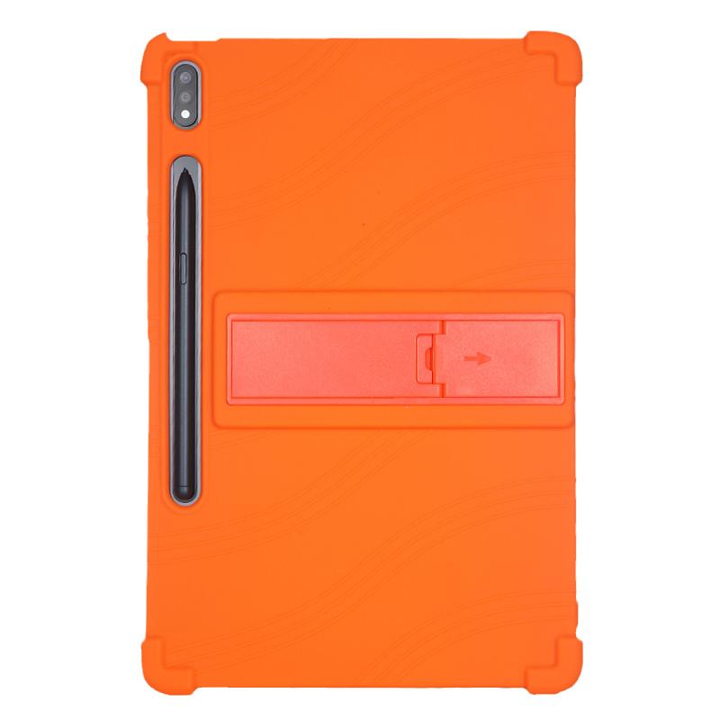 

Силіконовий протиударний чохол для Lenovo Tab P12 Pro Drop Resistance Cover Xiaoxin Pad Pro 12,6 дюймів TB-Q706F Силіконовий тримач-підставка помаранчевий