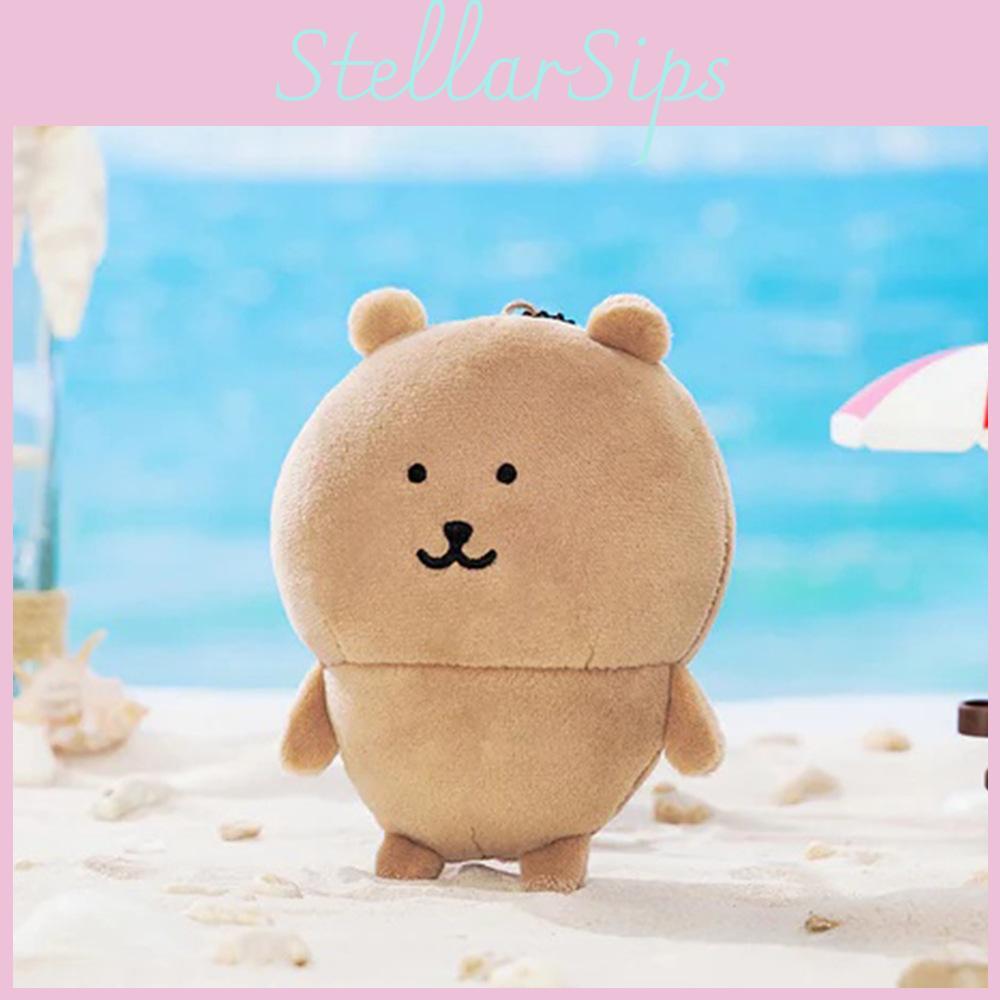 Lovely Black Fur Plush Bear Hanging Pendant Japanese Style Cartoon Toy Gift