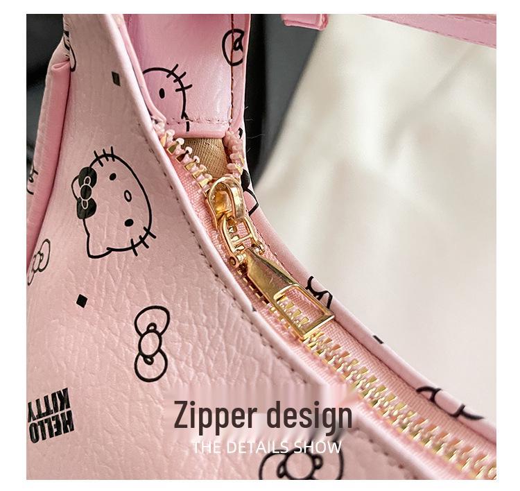 Korean Style Versatile Women's Shoulder Bag - Autumn/Winter Fashion Dumpling Print Bag