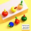 New Style Nostalgic Wooden Spinning Top Toy for Boys & Girls - Creative Hand-Twist Decompression Fun